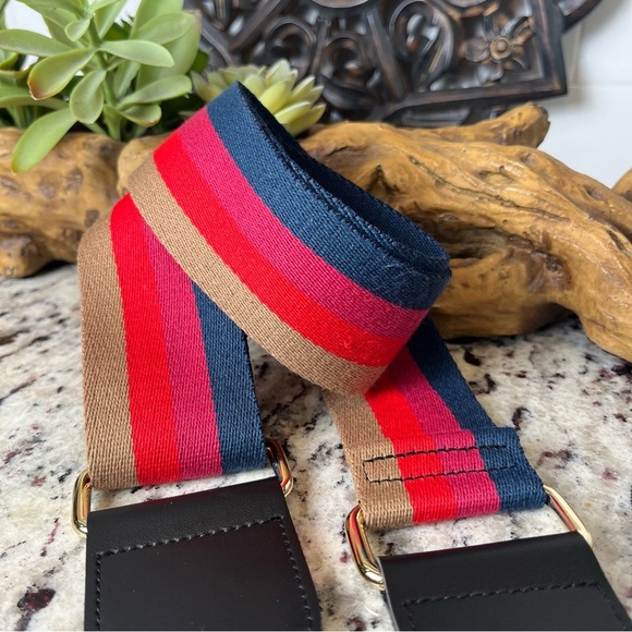 Striped Multicolor Crossbody Strap - Picture 3 of 8